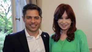 Cristina Kirchner y Axel Kicillof